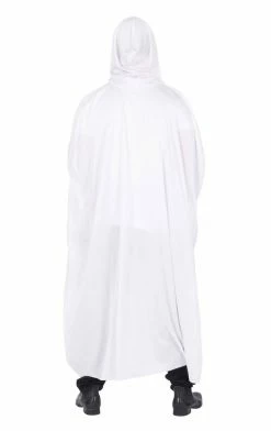 Generic Unisex White Hooded Cape Angels