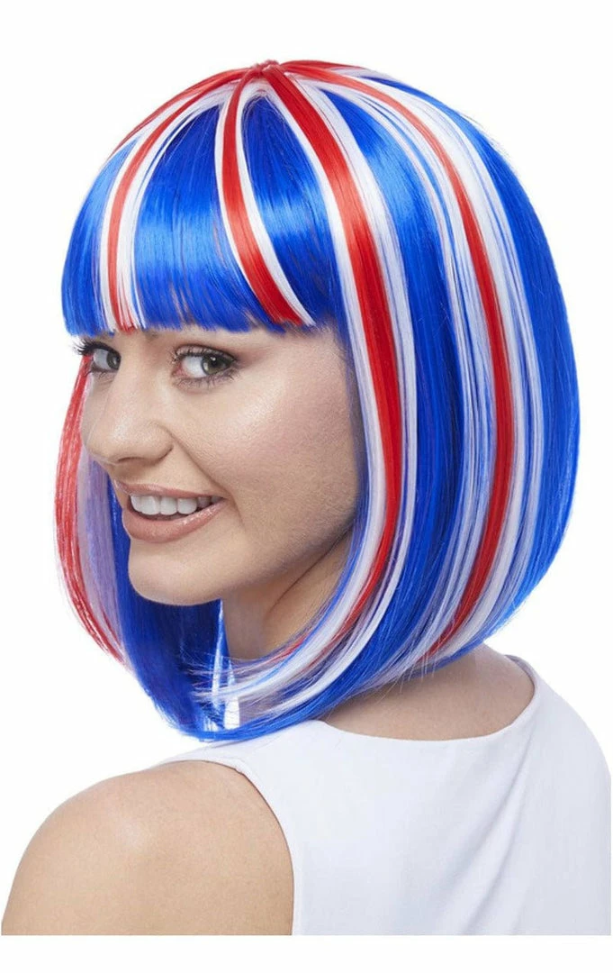 Generic Womens Union Jack Lola Wig Around The World